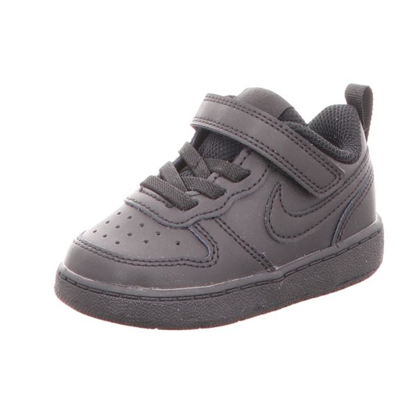 Nike Jungen-Slipper-Kletter-Sneaker Court Borough Low 2 Schwarz