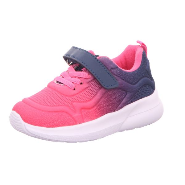 Sneakers Mädchen-Slipper-Kletter-Sneaker Pink-Blau