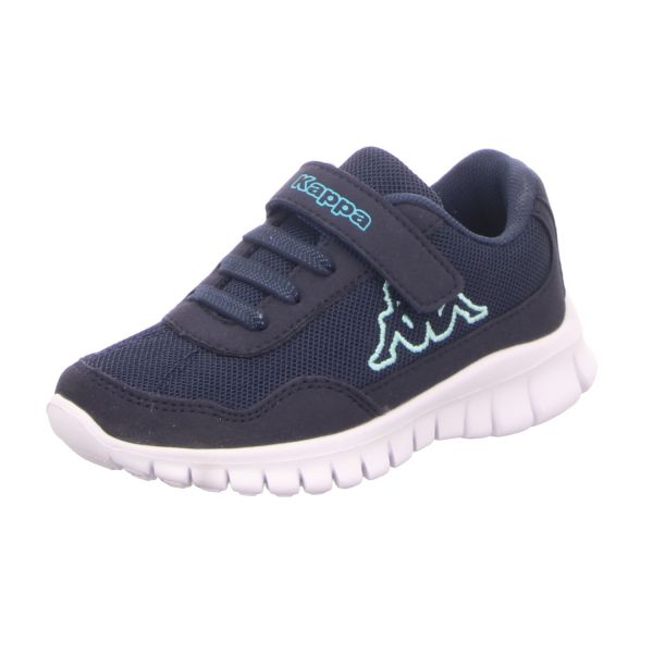 KAPPA Mädchen-Sneaker-Slipper-Kletter mit besonders leichter Sohle Blau