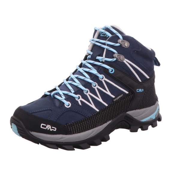 CMP Damen-Outdoor-Leichtwanderstiefel Rigel Mid WMN Trekking Shoe Blau-Grau