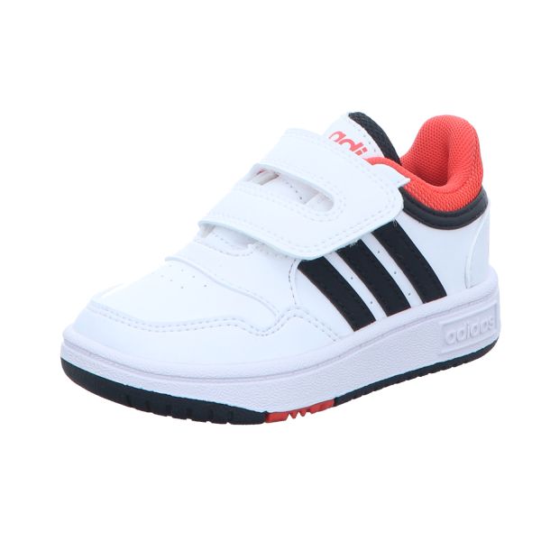 adidas Kinder-Slipper-Kletter-Sneaker Hoops 3.0 CF I Weiß