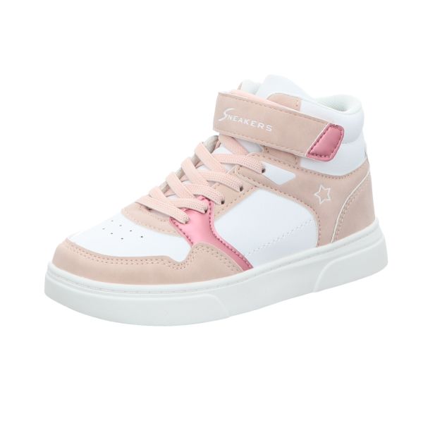 Sneakers Mädchen-High-Top-Sneaker Rosa