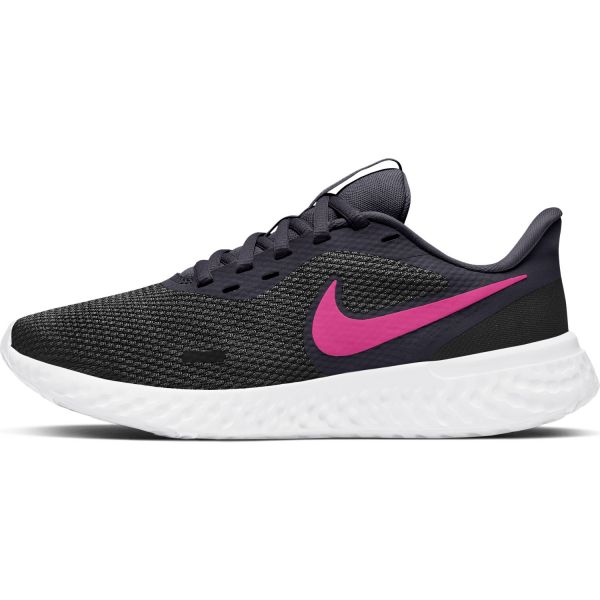 Nike Damen-Sneaker Revolution 5 Schwarz-Lila-Pink