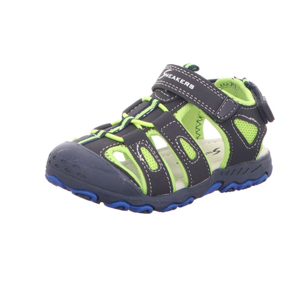 Sneakers Jungen-Sandalette Blau-Grün